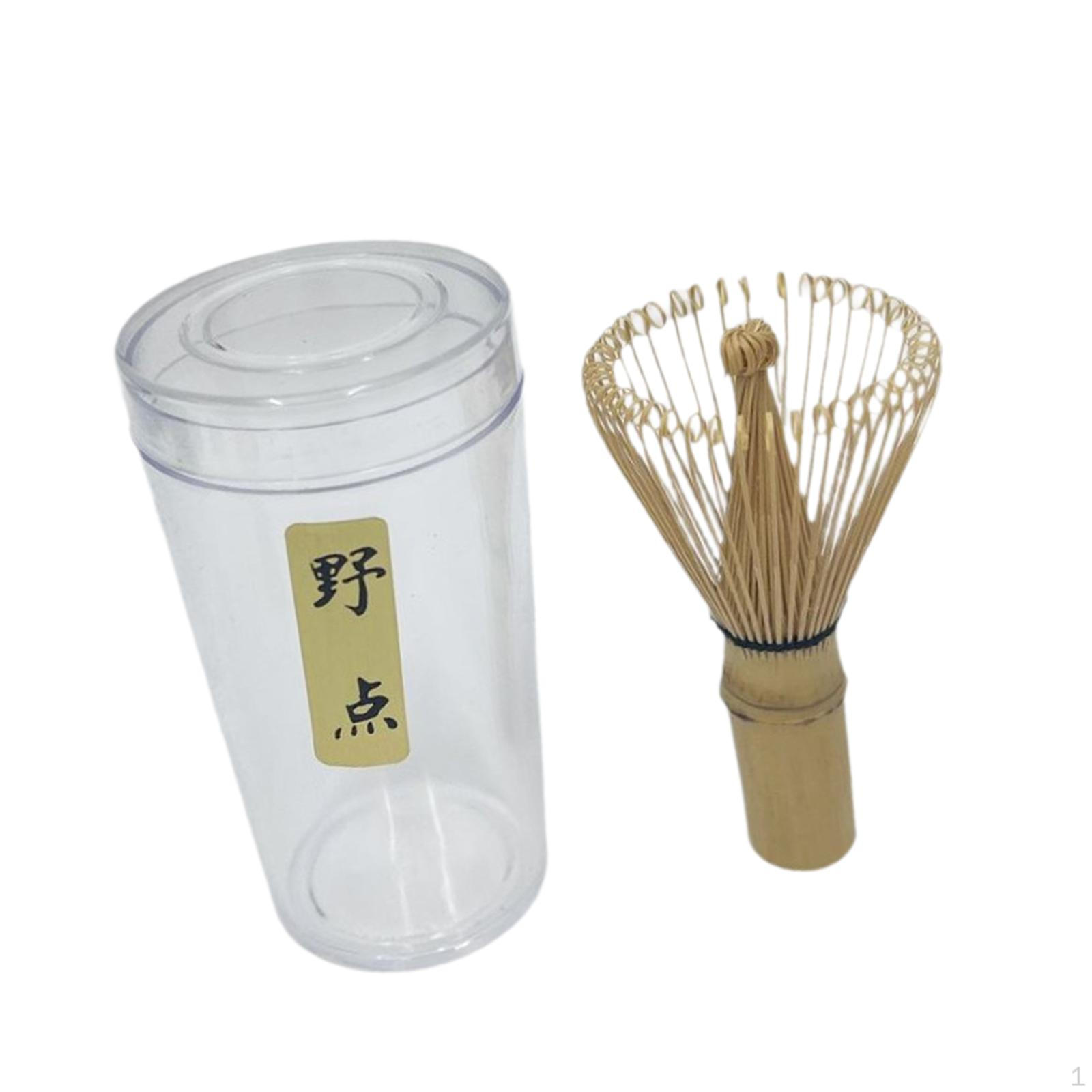 

Бамбуковый венчик для матча с подставкой для смешивания порошка Style D