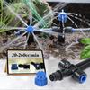 8-holes Drippers with Stake 180° Bend Adjustable Sprinklers Quick Insert Slip Lock Sprayer Garden Irrigation Watering Supplies