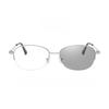 New Metal Semi-Rimmed High-Definition Photochromic Myopia Glasses Unisex Fashionable Trendy Versatile Eyewear 0 To -4.0