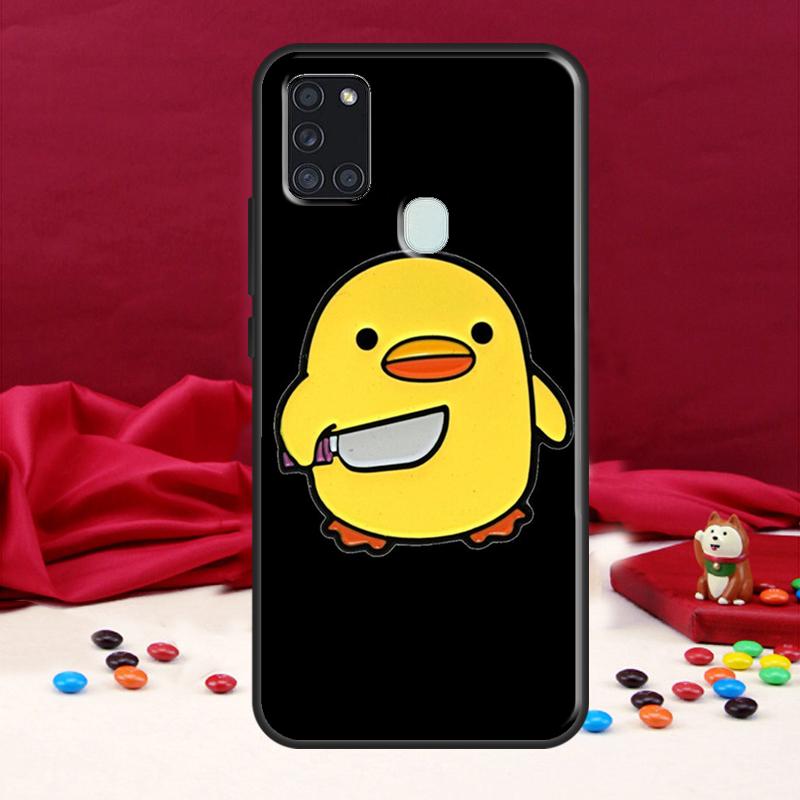 

Yellow Duck Case For Samsung Galaxy A34 A54 A14 A12 A22 A32 A52 A51 A71 A50 A53 A73 A13 Back Cover Samsung A41