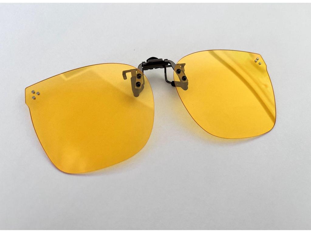 Polarized Clip-On Sunglasses for Driving - Trendy Night Vision Glasses for Men & Women