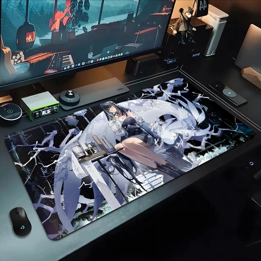 Baizhi Wuwa Mouse Pad 500X1000 Mm Large Gaming Mousepad Gamer XL Rubber Otaku Keyboard Pad Laptop Desk Mat