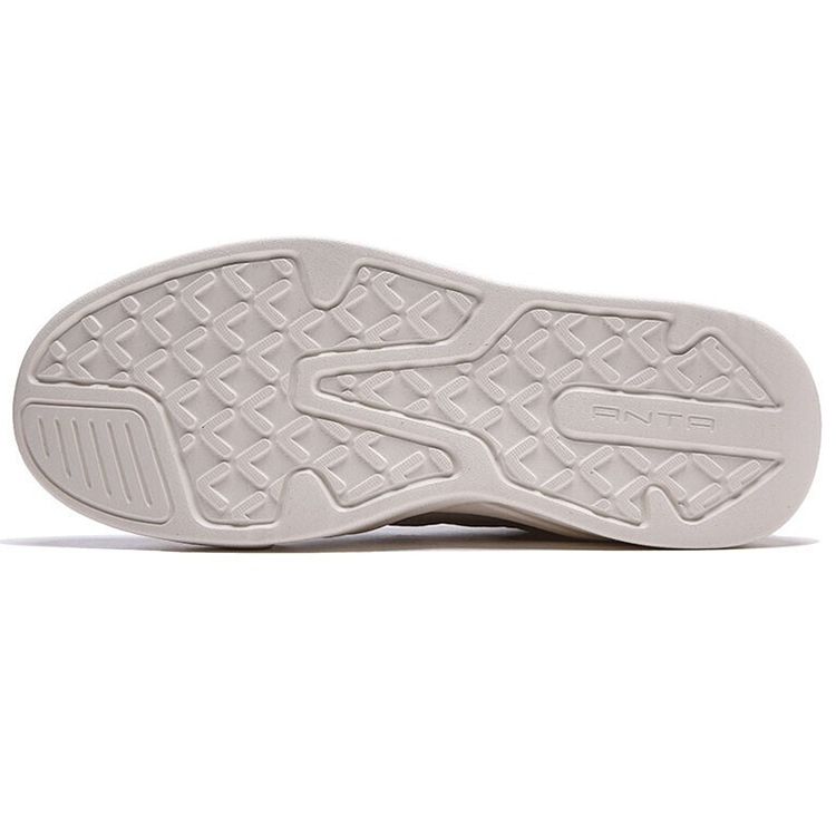 Anta Lifestyle Series Casual Low-Top Sneakers Men Sneakers Gray White 112018041-1
