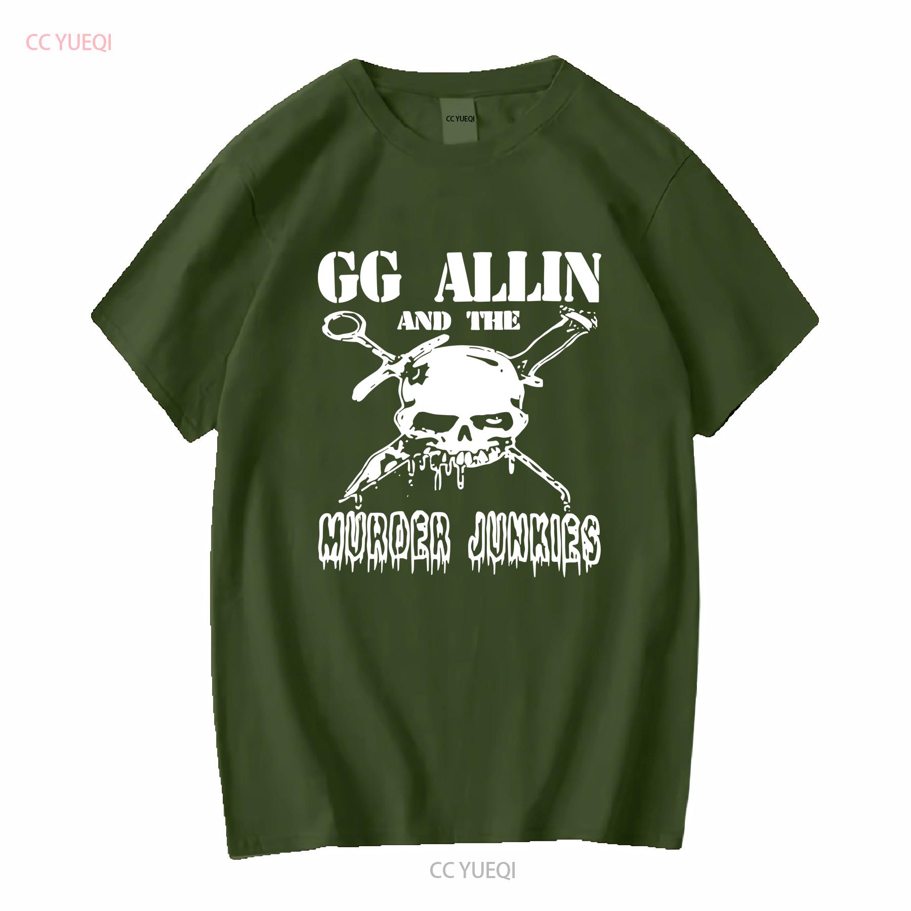 

Футболка 80-х GG allin для фанатів Чорна NB263 з довгими або короткими рукавами вінтажна Прана вуличний стиль Універсальна Стильна Повсякденна М яка XL