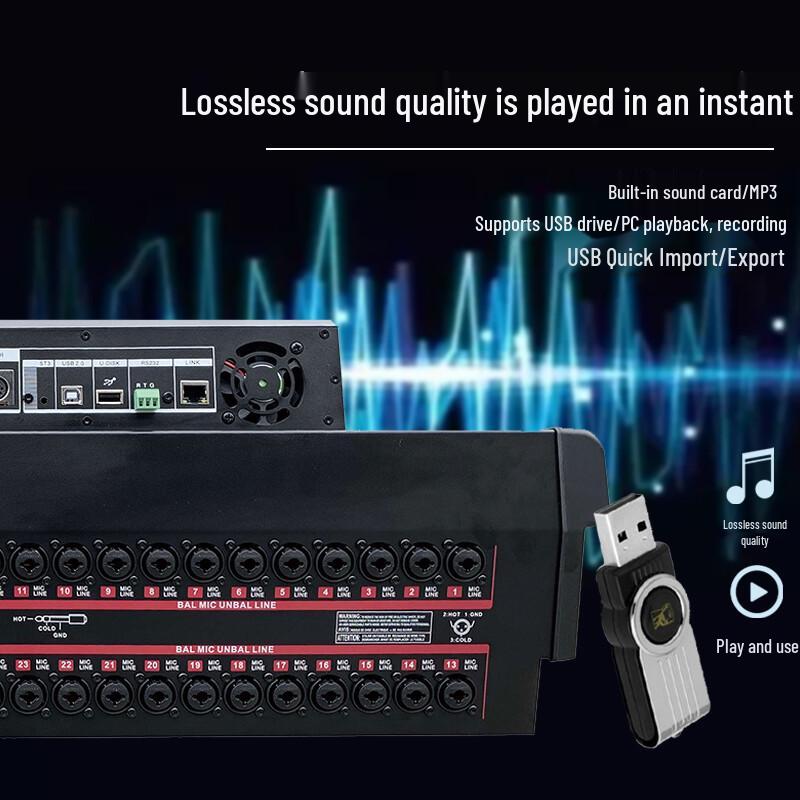 797audio HDM16 Digital PA Mixer