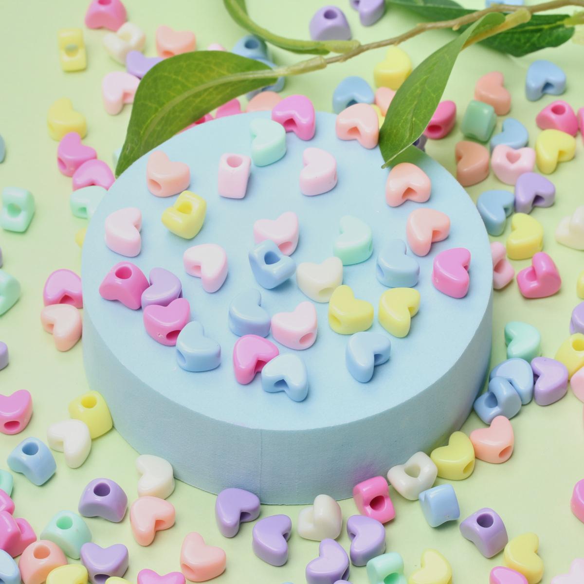 

Высокое качество DIY] Изготовление ювелирных изделий Стереоскопическое Сердце Свободные Бусы Подарки Браслет Ожерелье Кулон 100 Шт. 9*11 мм DIY Для Моды