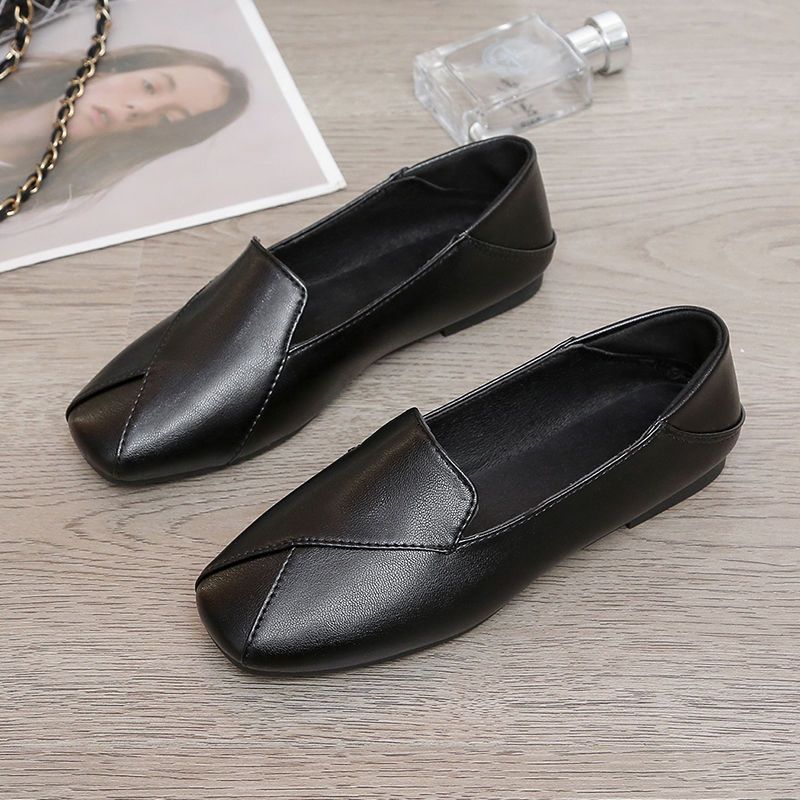 Square Toe Slip-on Office Loafers Shoes for Women Summer High Quality Fashion Comfortable and Elegant Promotion Y2k Woman Flats