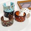 Bohemian C-shaped Open Bracelet Vintage Chunky Bangle Unique Acrylic Bangle  Gift