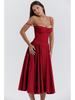 2024 French Retro Long Slip Dress - Court Style Dopamine Outfit