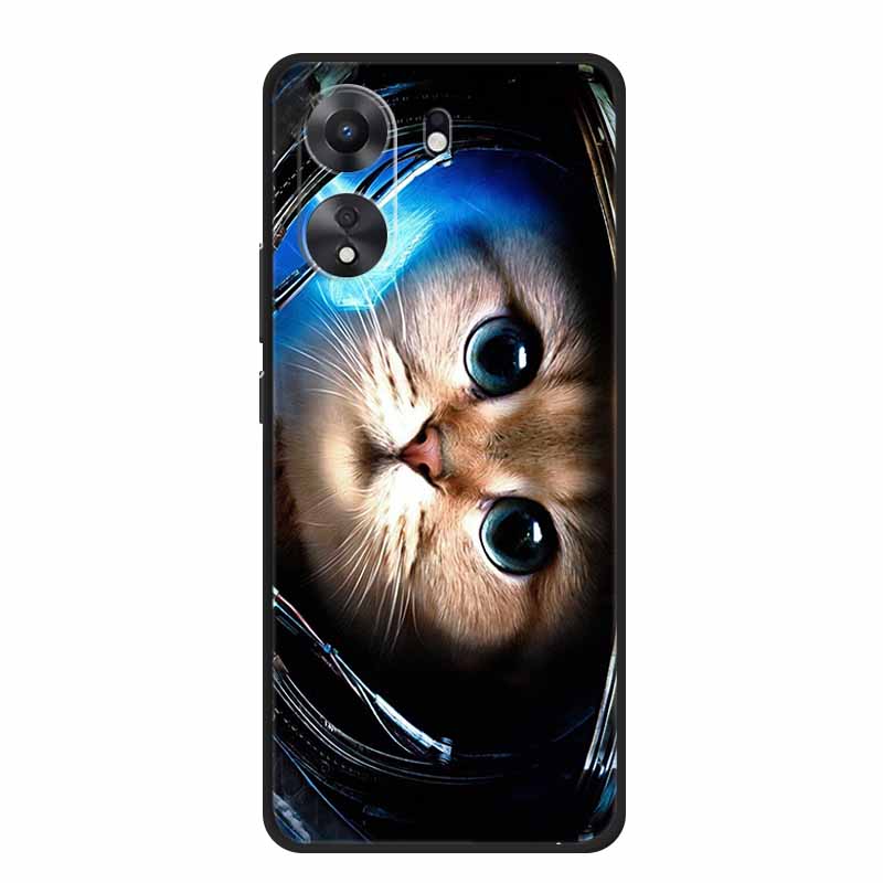For Xiaomi Poco C65 Case Animals Soft Silicone TPU Phone Cases Back Cover For Xiaomi PocoC65 6.74" Wolf Protector Cute Girl Para