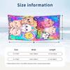 Family Friends Theme Beach Towel Personalized Custom Name & Text Soft Quick Dry Beach Towel for Swimming Travel
