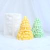 Christmas Grandpa Christmas Tree Mold DIY Aromatherapy Candle Desktop Decoration Christmas Companion Gift Silicone Mold