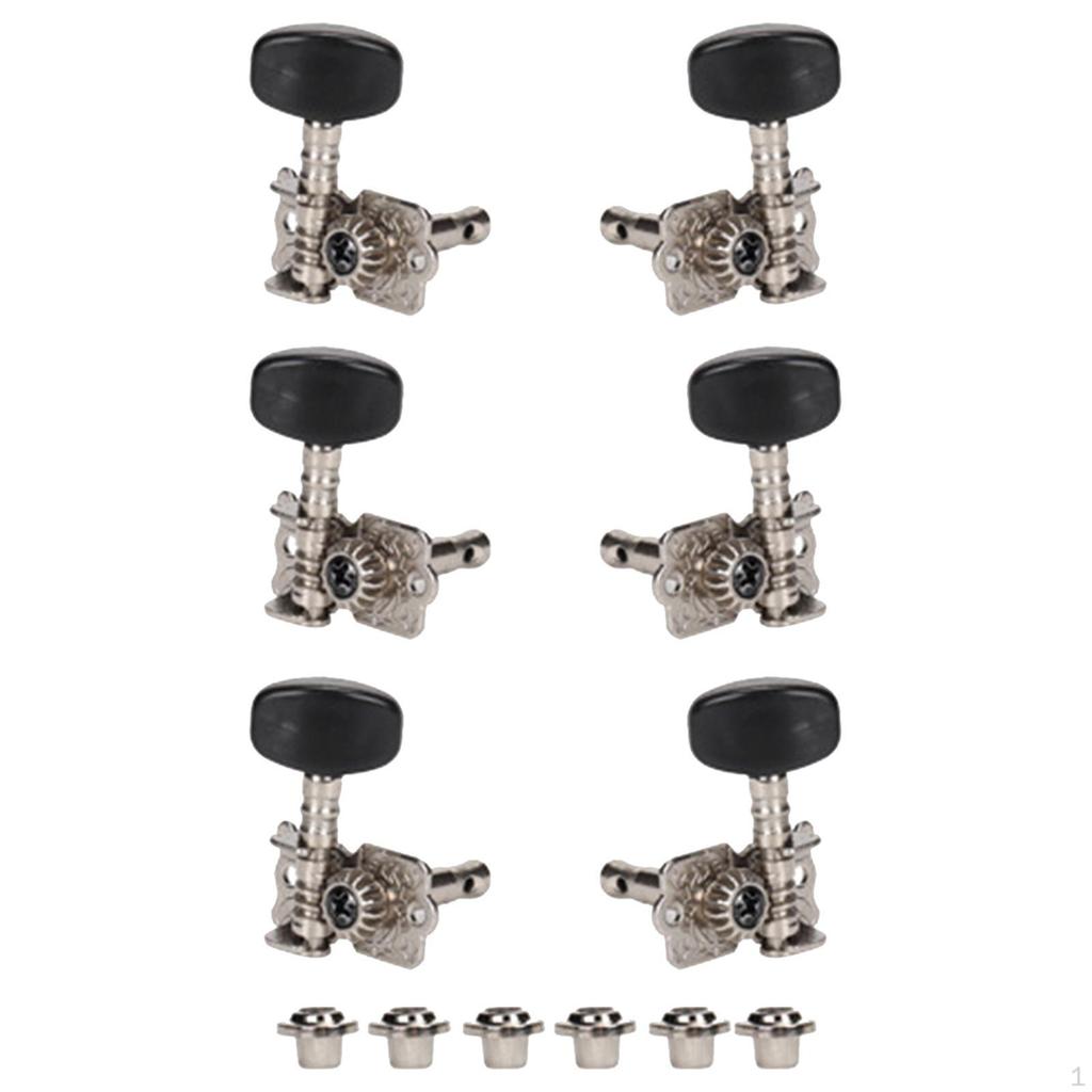 Metal Guitar Tuning Pegs Set for Electric And Folk Guitars