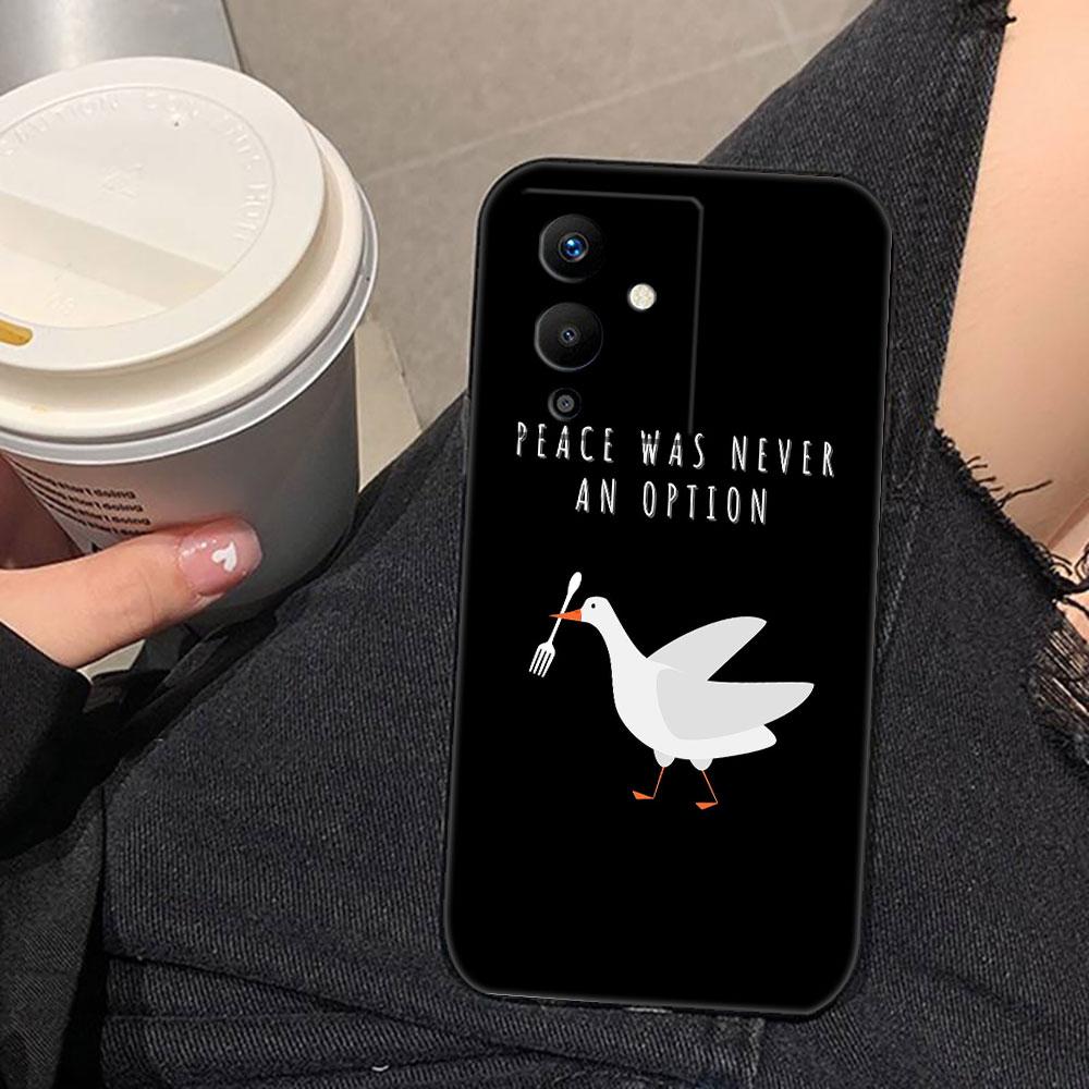 Cartoon Duck Goose Phone Case For Infinix TECNO POP SPARK SMART 6 7 8 9 CAMON 40 30 30S 15 16 17 20 20C Pro Case Cover Shell
