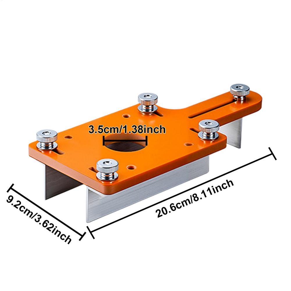 Fräservorlagen Ergonomische Holzbearbeitungs-Fräsvorlagen Verstellbares Brett Bogenfräswerkzeug Führung für Schreiner Handwerksbegeisterte