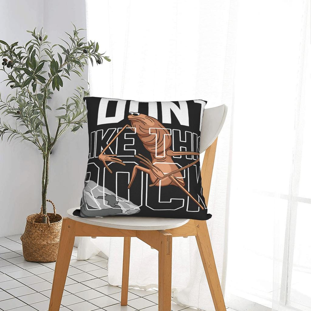 Funny Robert Help Marcus The Worm Pillow Cover Cute Funny Pillow Case For Living Room Chair Comfy Pillowcases Gift