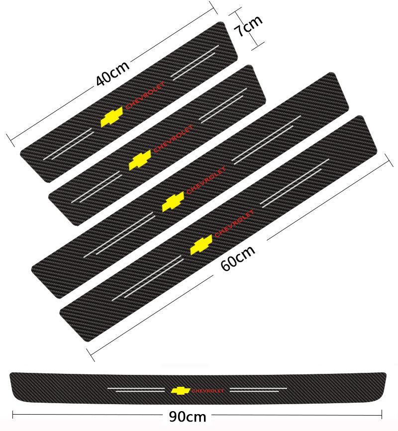 

Carbon Fiber Pattern Car Sill Protector & Universal Trunk Bumper Strip Trunk Strip (1 piece)