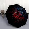 1pc Supernatural- Automatic Opening/Closing Umbrella with Convenient Three-Fold Design, 8 Iron Ribs - for Outdoor Daily Use, Travel A20