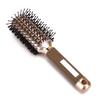 Double Sided Nylon Anti Static Hairdressing Comb Handheld Bristles Hair Styling Comb Gold