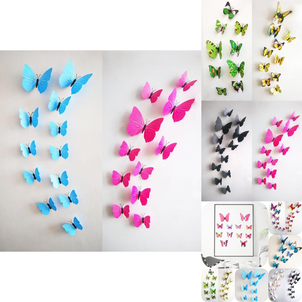 Realistic 9cm Butterfly 3d Home Decor Modern Minimalist Style Refrigerator Magnet