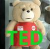 [USED] TED Big Size Cute Teddy Bear with Uncle's Bear Inside