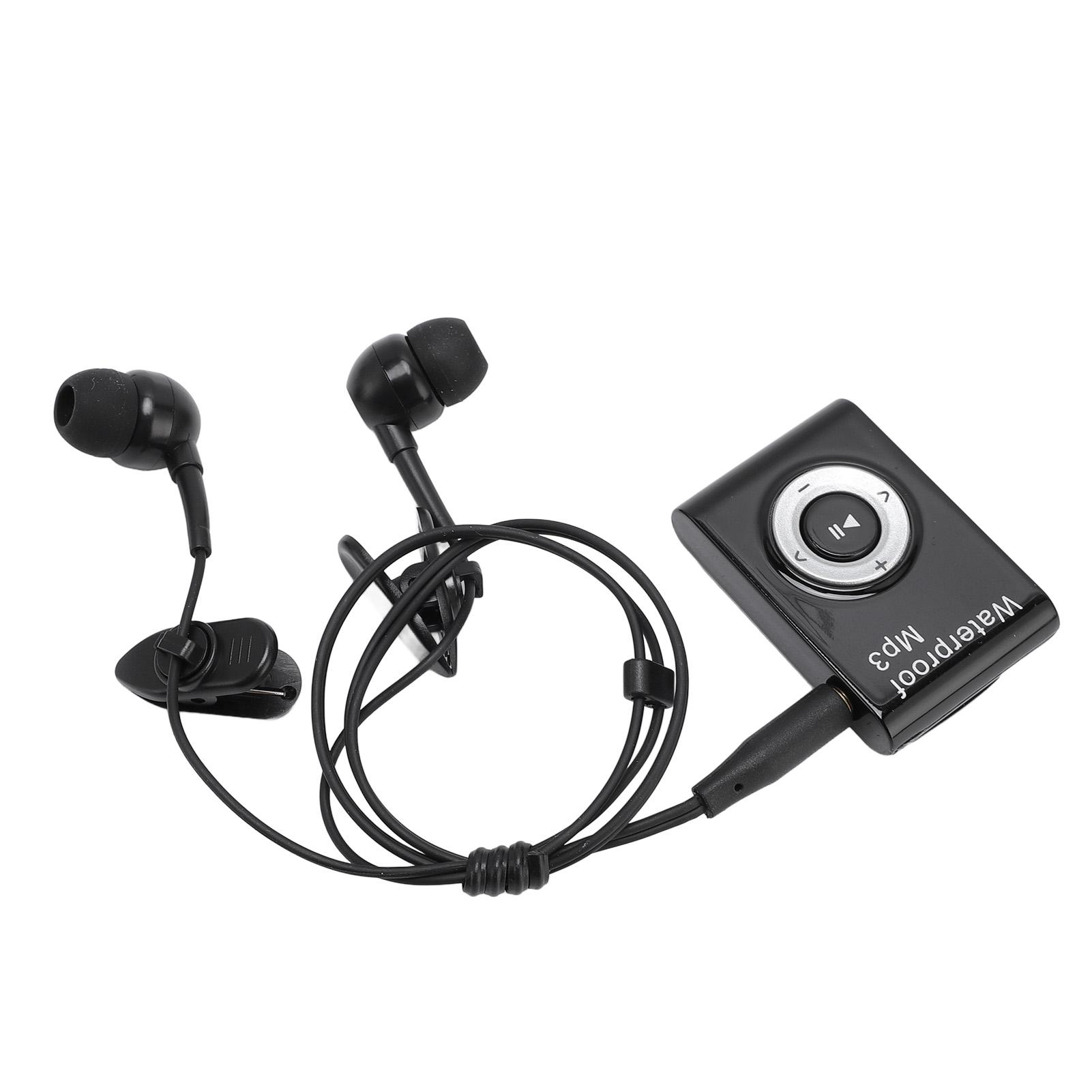 

Плавающий MP3-плеер с памятью 8 ГБ, многофункциональный портативный подводный музыкальный плеер с наушниками для чёрный