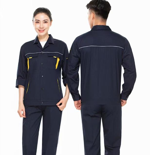 Reflective Safety Breathable Long Sleeve FR Nylon Cotton Flame Retardant Welding Work Uniforms for Construction Unisex