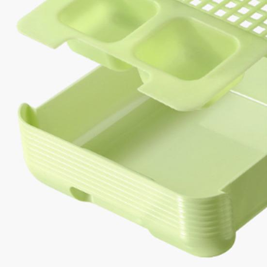 No Mess Bird Cage Feeder 2 in 1 Transparent Parakeet Bathtub with Bottom Drawer Multi-functional Shower Box for Budgies Parakeet Small Parrot