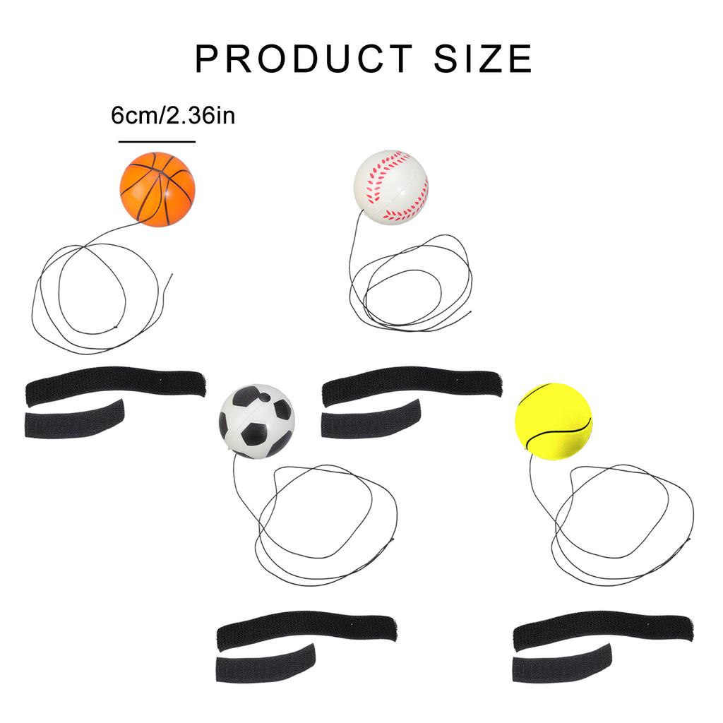 Basketball Dog Toy Sports Bouncy Toy Interactive Training Toy with Wristband Interactive Tennis Toy Sports Training