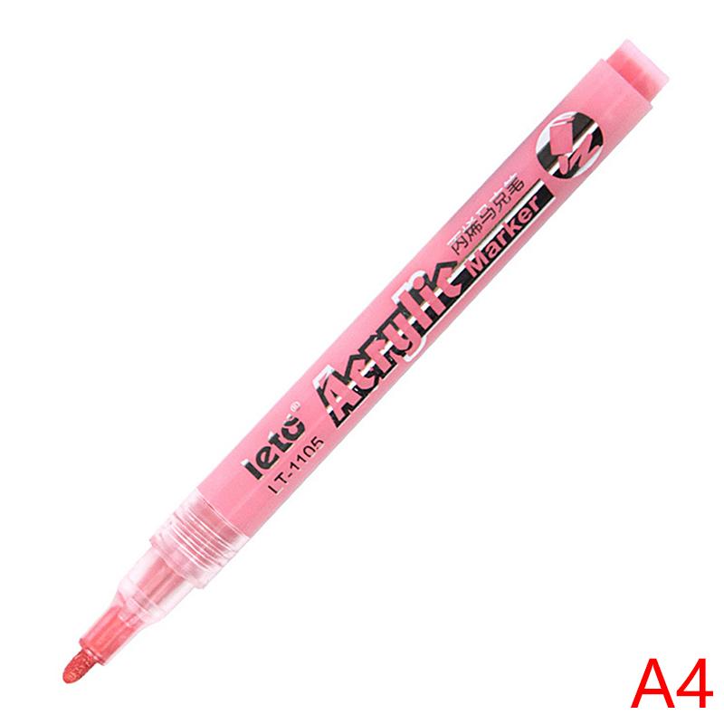 24 Colors Acrylic Paint Pens Waterproof Permanent Marker Pens Acrylic Pens F