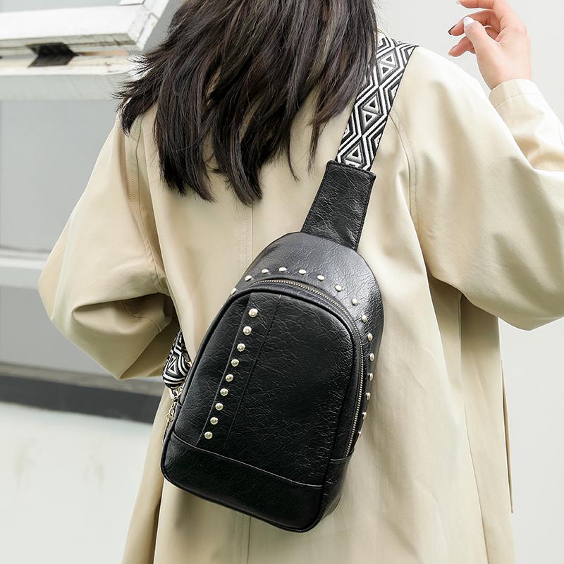 Women Bag Waist Packs High Quality PU Leather Crossbody Bag For Women Luxury Designer Women's Chest Bag Shoulder Bag Handbag