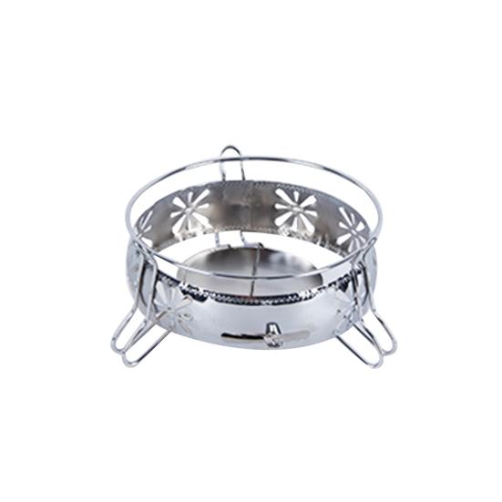 Camping Stove Sturdy Heat Resistance Anti-oxidation Thickened Cook Alloy Brass Construction  Mini Alcohol Stove Camping Tool