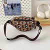 Retro Walking Running Sports Breast Bag Women's New High-end Niche Messenger Mobile Phone Fanny Pack