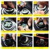 Car Multimedia Button Cover Trim Knob Sticker For BMW F10 F18 F07 F20 F21 F30 F06 F12 1/3/5/6 Series For NBT Controller Ceramic