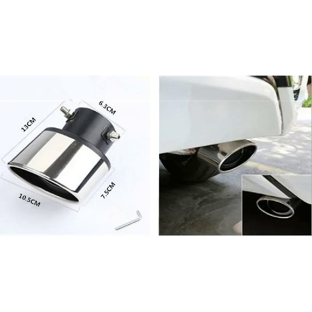 Silenciador de escapamento de carro Tubo de revestimento de garganta de cauda de carro para Toyota Camry Highlander RAV4 C-HR Crown Reiz Corolla Vios Yaris L