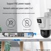 Hikvision Outdoor 3-inch 4MP Dual-Lens PoE PTZ Camera CN plug (adapter included)