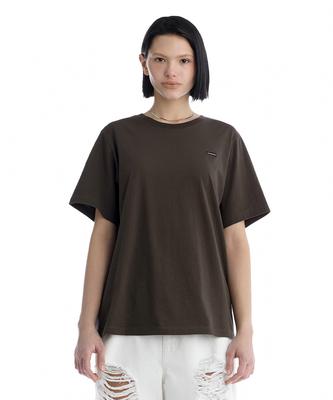 Teulimingbeodeu Essential Regular-Fit T-Shirt [ Brown ]