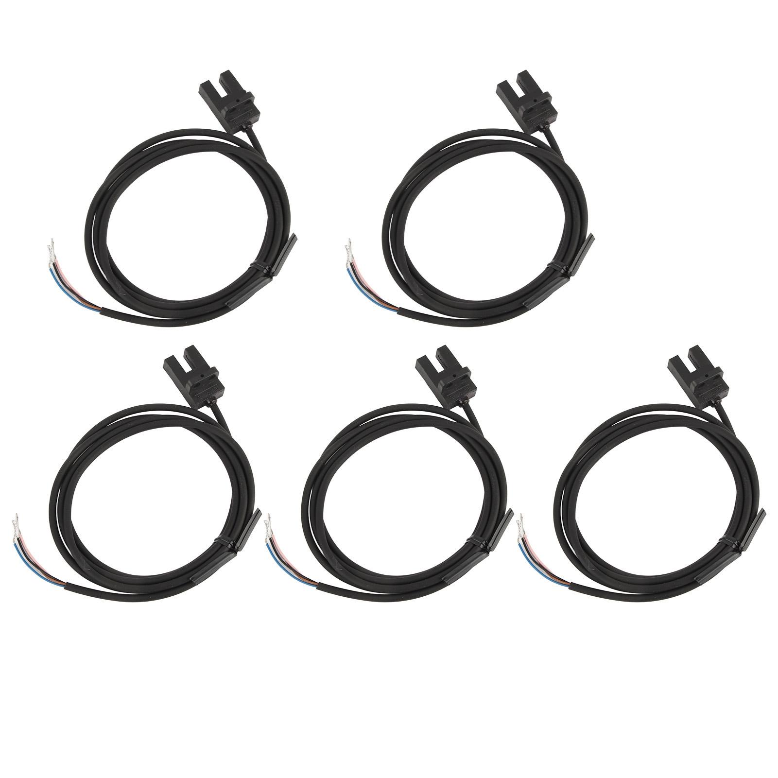 

5 шт. U-образный фотоэлектрический переключатель высокой точности ABS Groove Type фотоэлектрический переключатель DC5 до 24 В