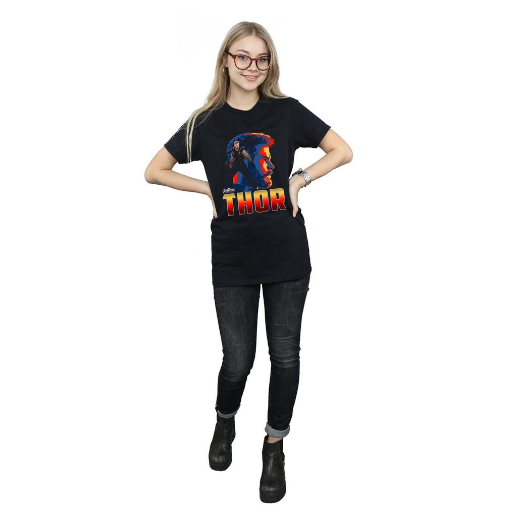 Avengers Infinity War Womens/Ladies Thor Cotton Boyfriend T-Shirt