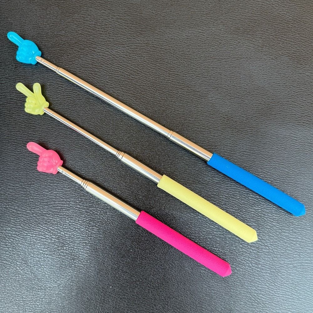 Stainless Steel Finger Reading Sticks Finger Design Whiteboard Hand Pointer  Teaching Tools