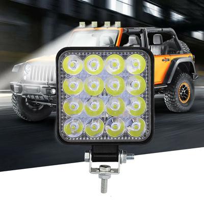48W 16LED Lichter für Auto DC 12-24V Arbeitslichtleiste Luces LED Para Vehiculos Barra LED 4x4 Off Road