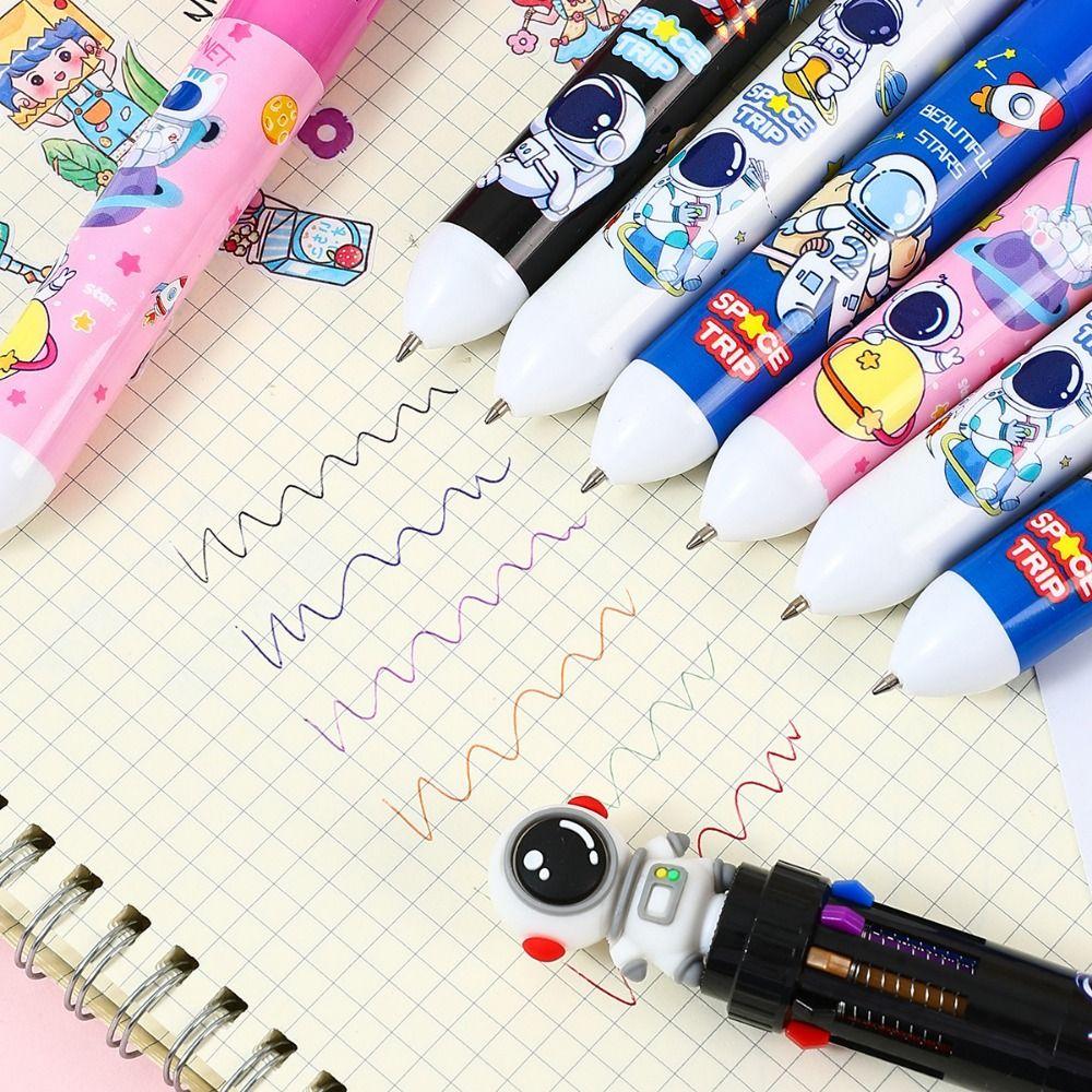 Multifunctional Astronaut Color Ballpoint Pen Astronaut Multicolored Pen Writing Signing