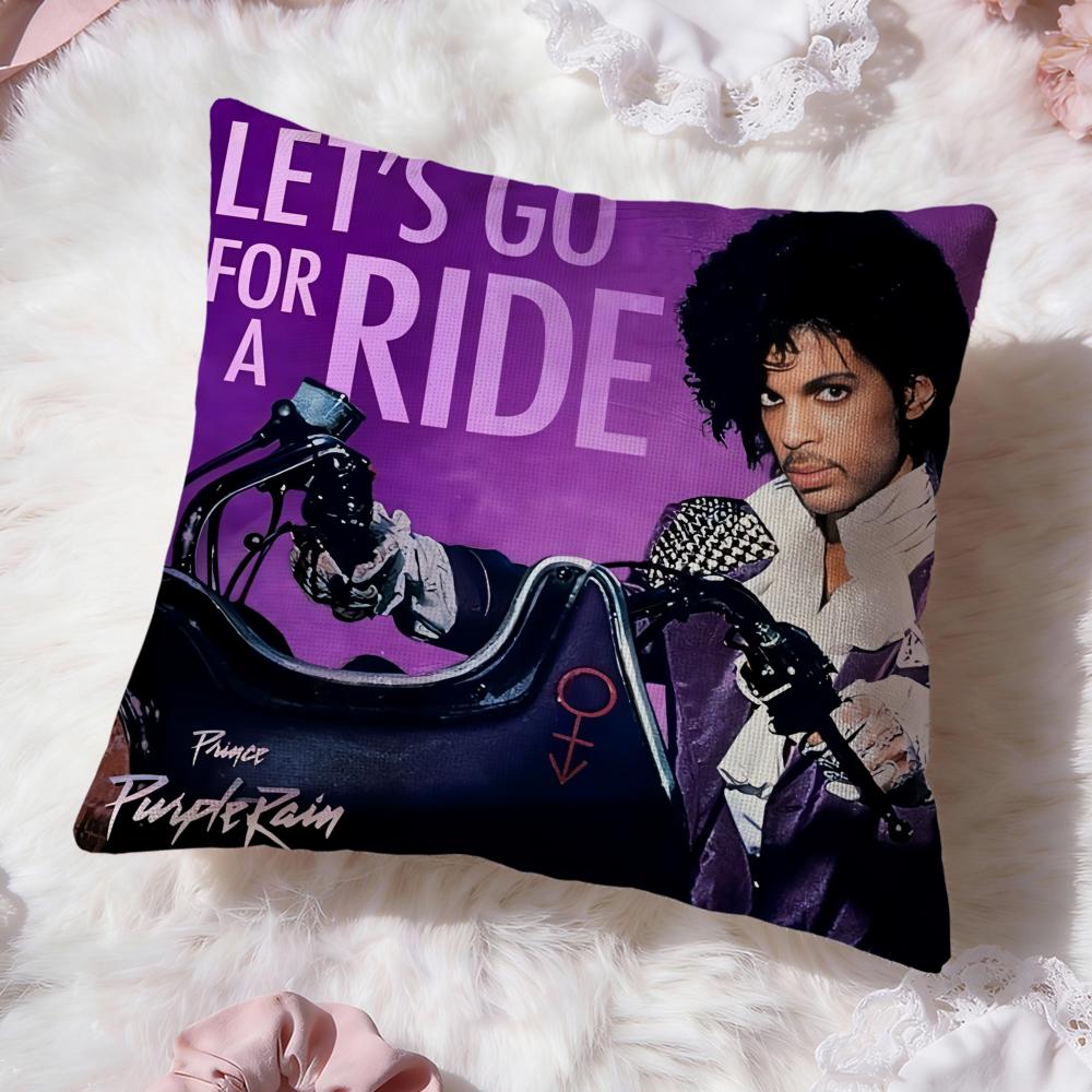 Funny P-Prince Singer Cushion Cover Premium Comfort Reversible Pillow Cove -Two in One Design for Any Room & Car Interior
