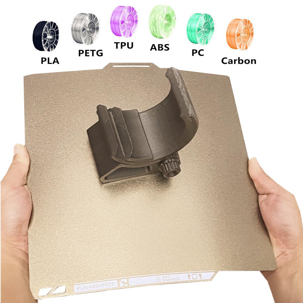 PEI Sheet For Bambu Lab P2S Build Plate 257x257mm 0.5mm Thickened Plate Double-sided Heated Bed for BambuLab P2S Accessories