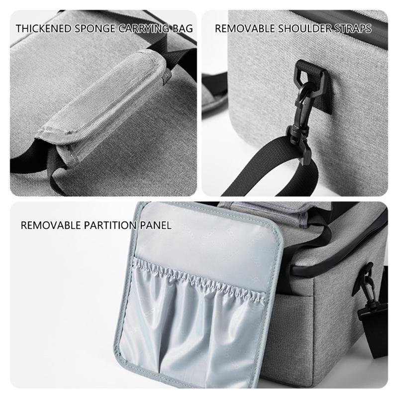 Waterproof Oxford Fabric Projector Carrying Case For H Series V Series Portable Storage Bag With Multiple Pockets