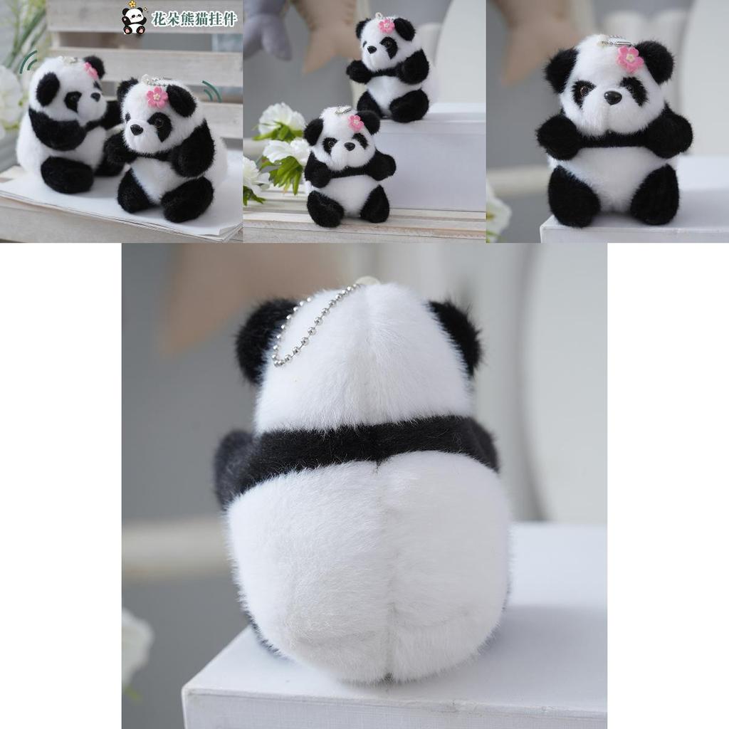 Soft And Cuddly Panda Plush Doll Backpack Charm Ideal For Kids' School Supplies