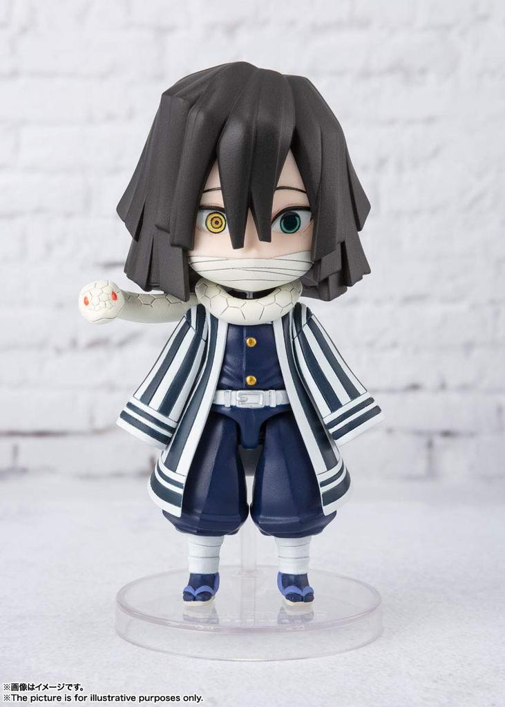 TAMASHII NATIONS Figuarts Mini Demon Kimetsu No Yaiba Iguro Kobanai Approximately 90mm Painted Movable Figure 197427 Slayer PVC/ABS