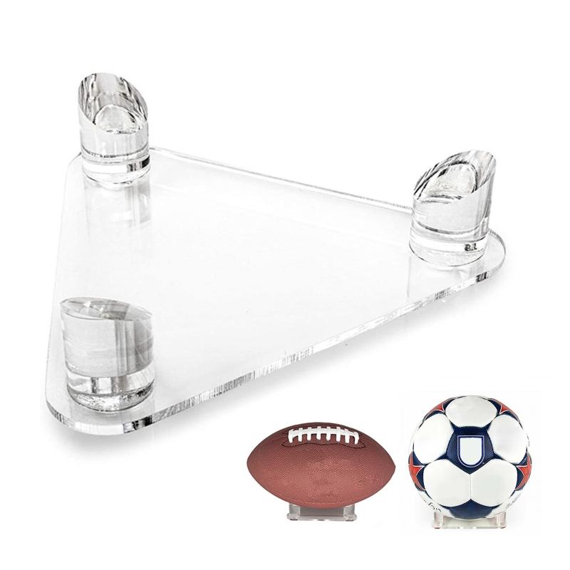 Transparent Ball Stand Display Holder Rack Support Base for Crystal Mousse Ball Baseball Football Tennis Collection