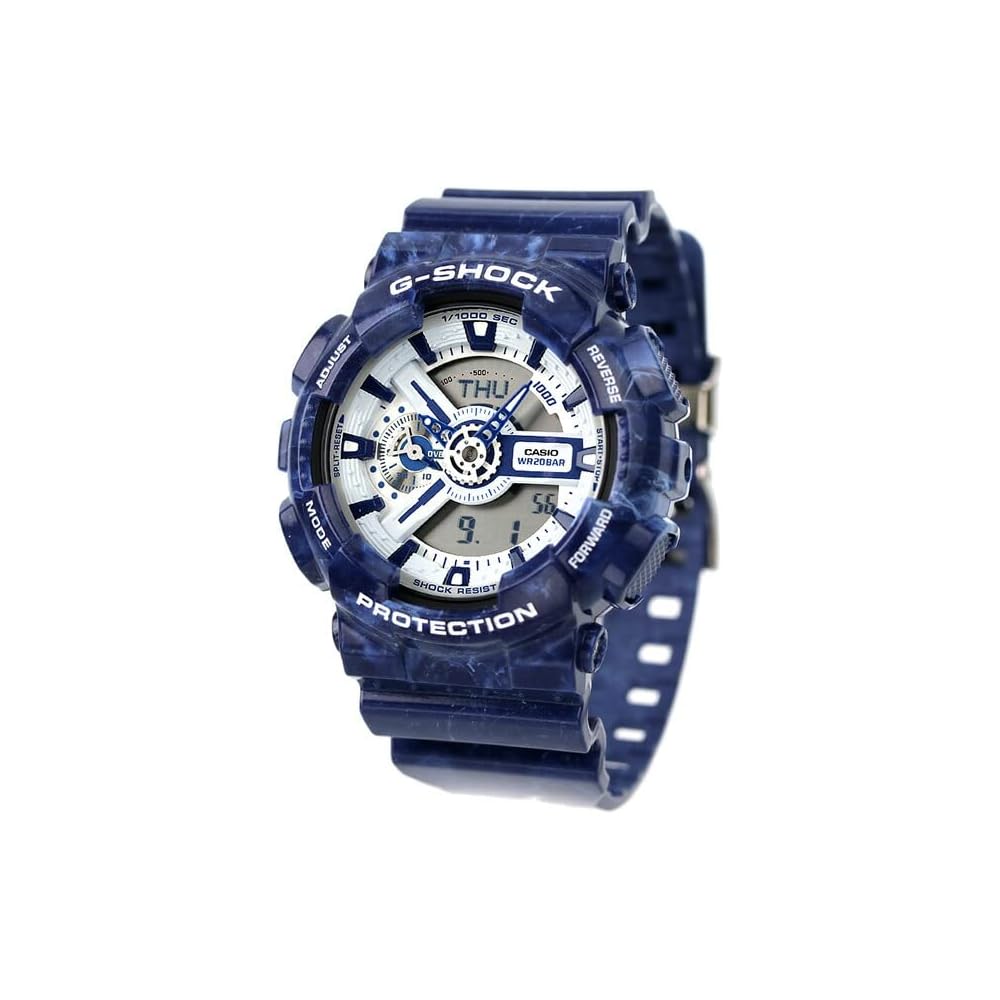 Casio G-Shock A-110 Series Analog-Digital Men s Watch GA-110BWP-2A Water Resistant Durable Design