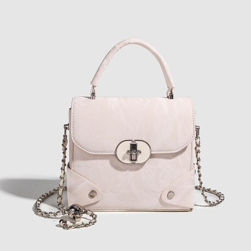 Liten Nisjeboksveske Dame Liten Duftende Vind Diamantkjede Crossbody-veske Pendler Alt Liten Firkantet Veske